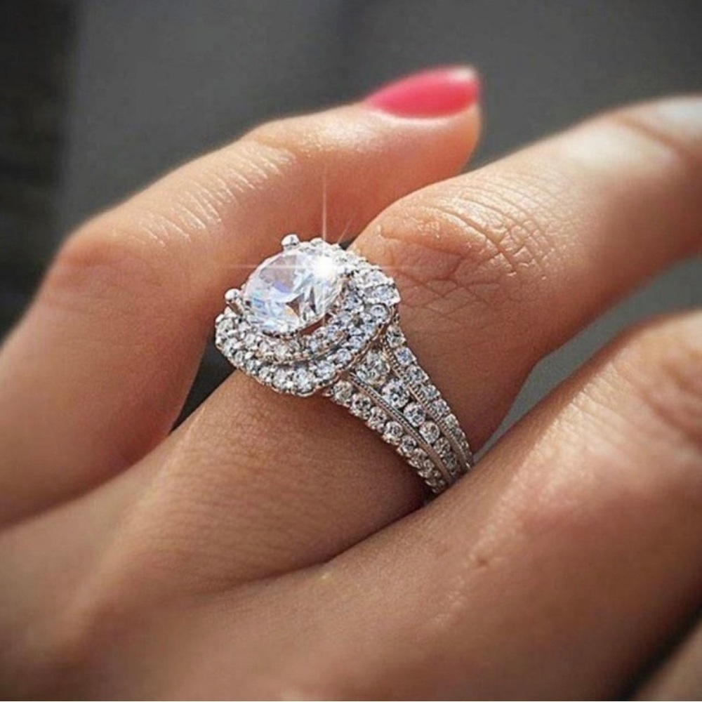 Diamond Engagement Ring Size 6-7-8-9 NEW